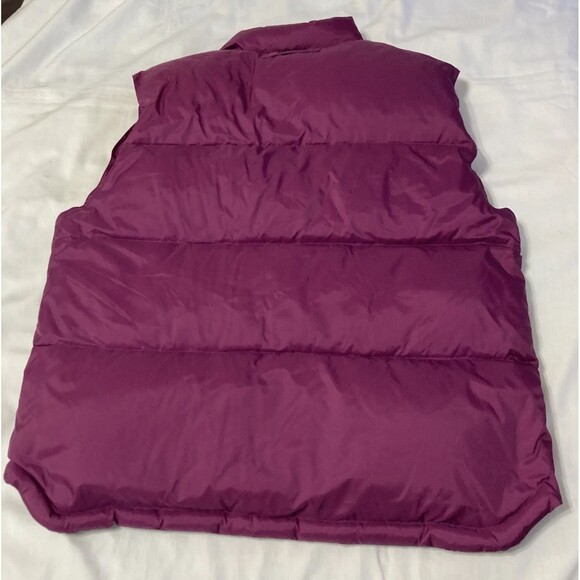Down Puffer Vest Quilted Sz Large Full Front Zipper Collared Catalina Outerwear - Picture 6 of 15